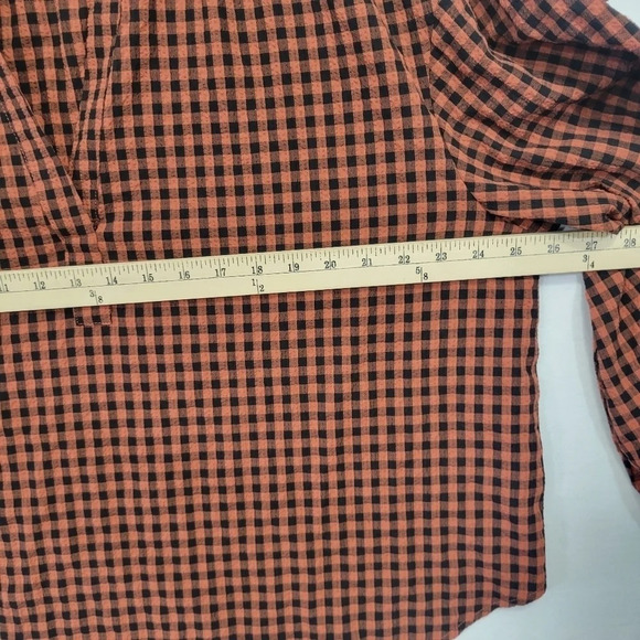 A New Day Gingham Casual Pull-Over Top size XXL - Picture 6 of 10